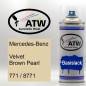 Preview: Mercedes-Benz, Velvet Brown Pearl, 771 / 8771: 400ml Sprühdose, von ATW Autoteile West.